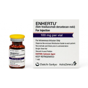 ENHERTU 100 MG ( FAM-TRASTUZUMAB DERUXTECAN-NXKI ) FOR INTRAVENOUS INFUSION VIAL